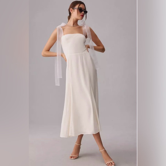 Reformation Dresses & Skirts - ANTHROPOLOGIE Kairo Dress Ivory